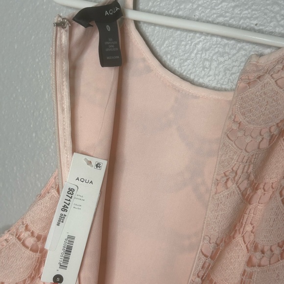 Aqua Blush Lace Spaghetti Strap Dress - Picture 7 of 7